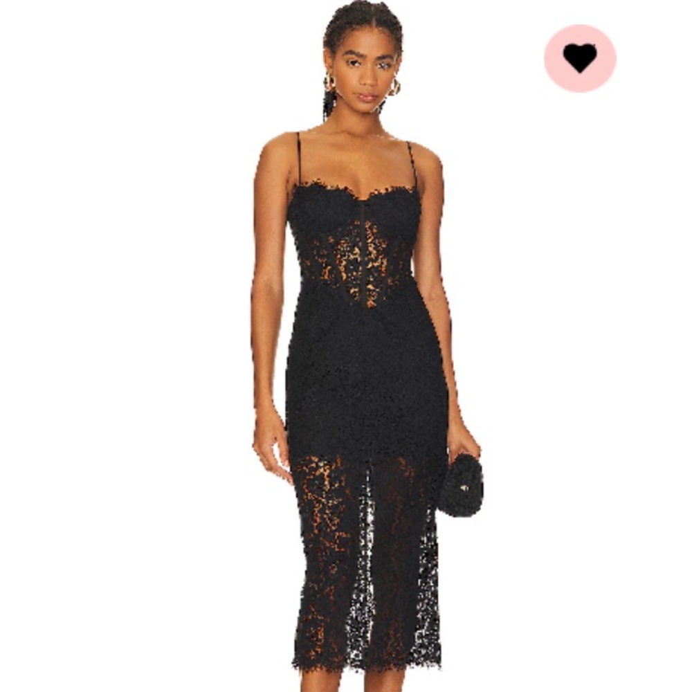 Bardot- Olina Corset Midi Dress